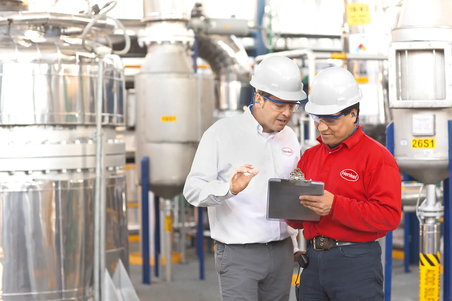 People working in a factory