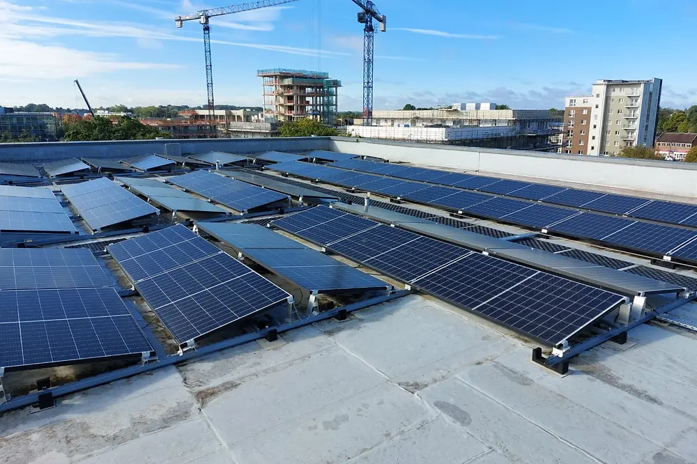 Solar panels fitted at Henkel’s UK Headquarters