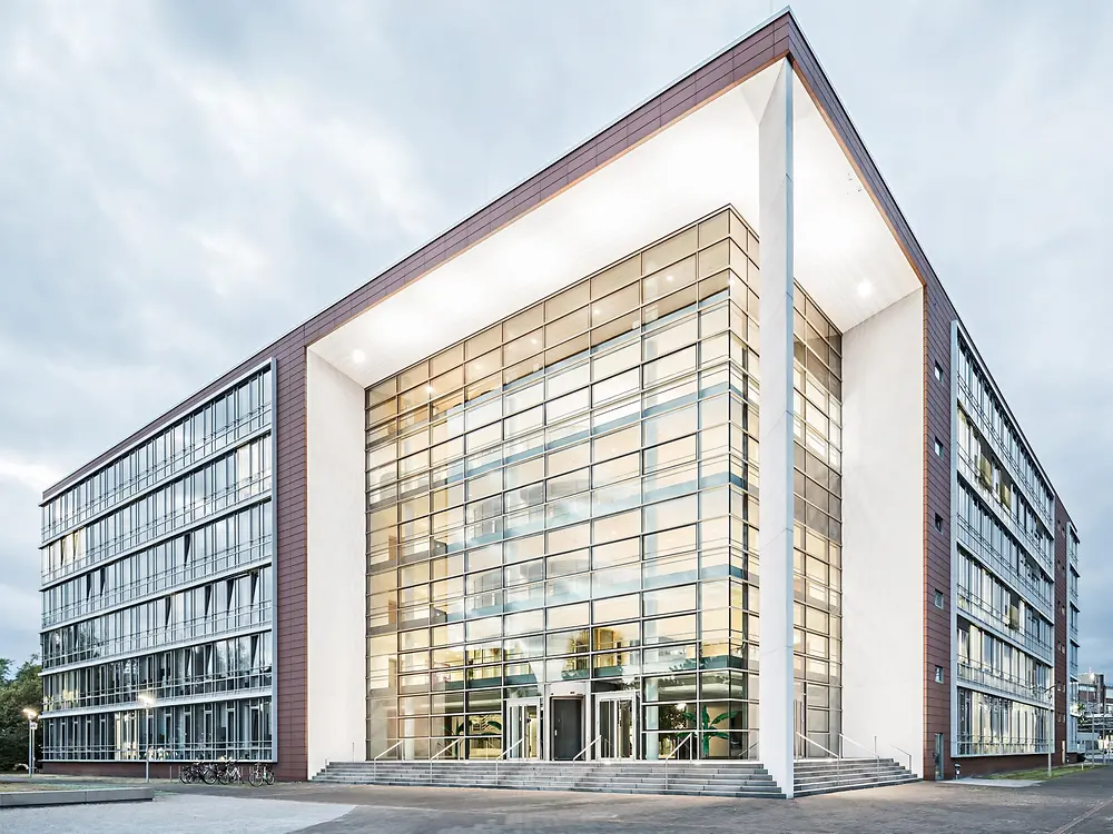 Aerial view of Henkel's headquarters in Düsseldorf